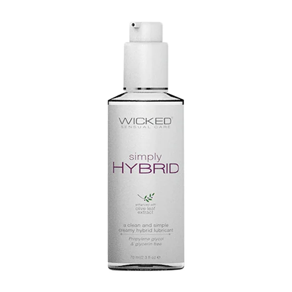 Wicked Sensual Care Simply Hybrid Lubricant - 2.3 Oz