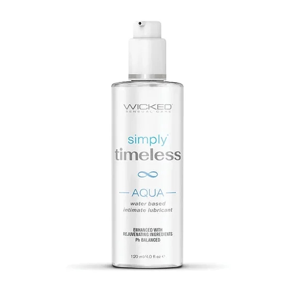 Wicked Sensual Care Simply Timeless Aqua Water Based 4 oz
