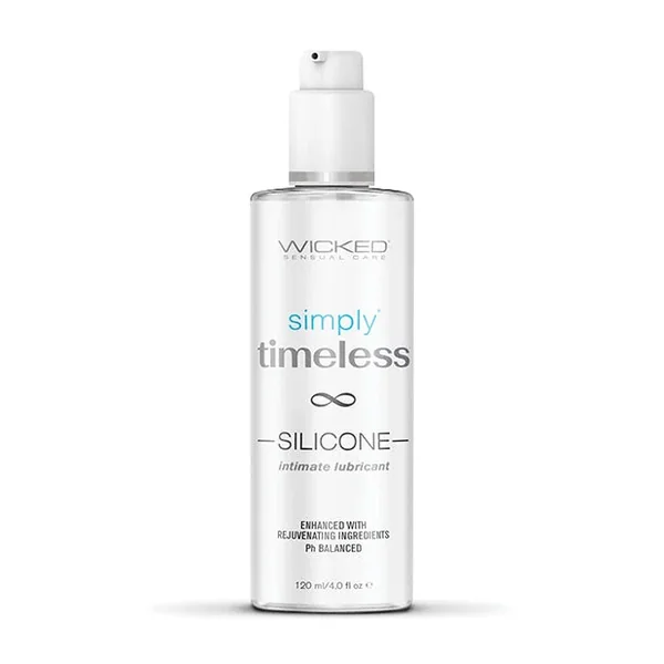 Wicked Sensual Care Simply Timeless Silicone Lubricant – 4 Oz