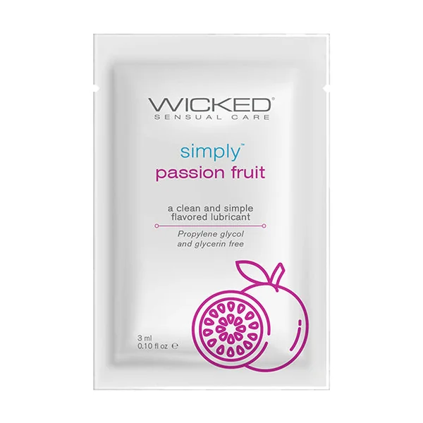 Wicked Sensual Care Simply Water Based Lubricant - .1 Oz
