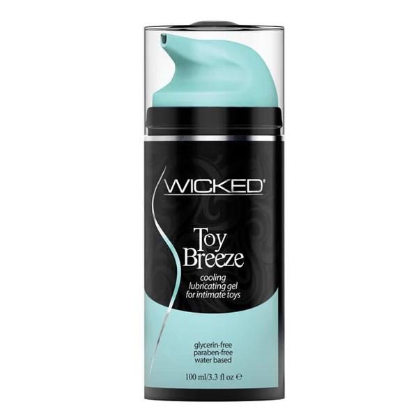 Wicked Sensual Care Toy Breeze Cooling Lubricant-3.3 oz