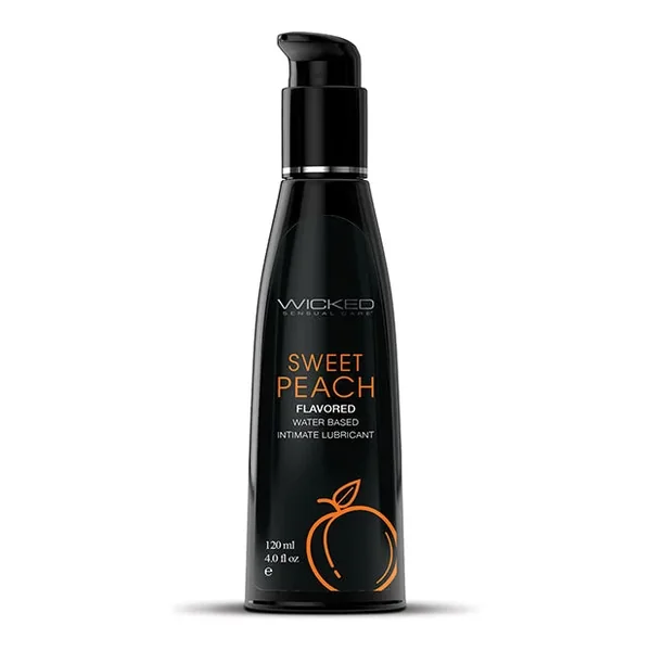 Wicked Sensual Care Waterbased Lubricant – 4 oz Sweet Peach