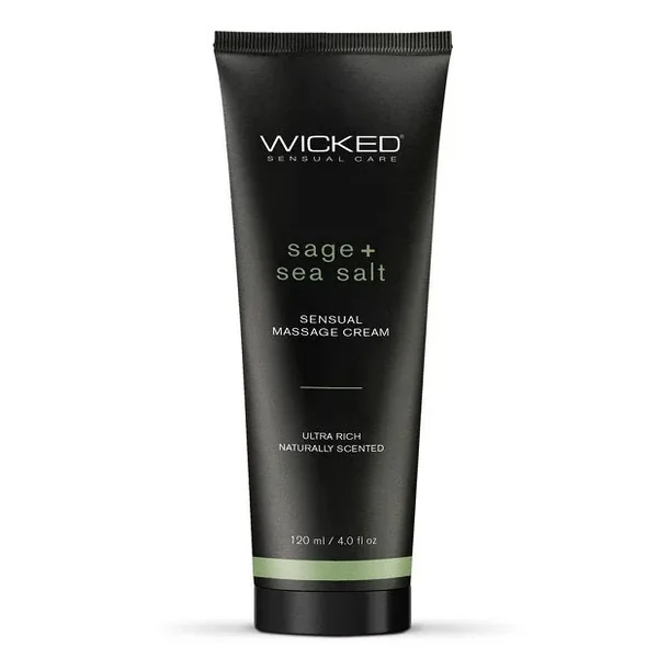 Wicked Sensual Massage Cream – Sage & Sea Salt
