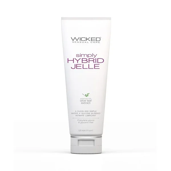 Wicked Simply Hybrid Jelle Lubricant 4 oz (120 mL)