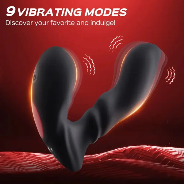Wiggle Vibrating Motion Prostate Massager Kingsley Anal Plug Vibrator