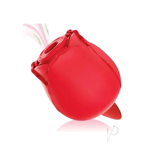 Wild Rose and Tongue Rechargeable Silicone Sucking Vibe