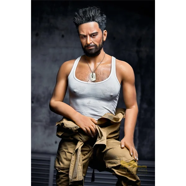 William 175cm 5ft74 TPE body and silicone head Hybrid Male Sex Doll - Iron Tech Doll