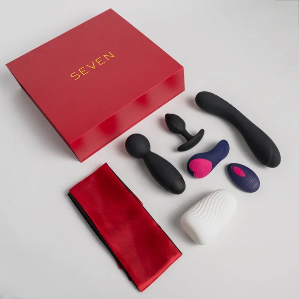 Winyi Lover 7-Piece Silicone Toy & Silky Sash Kit