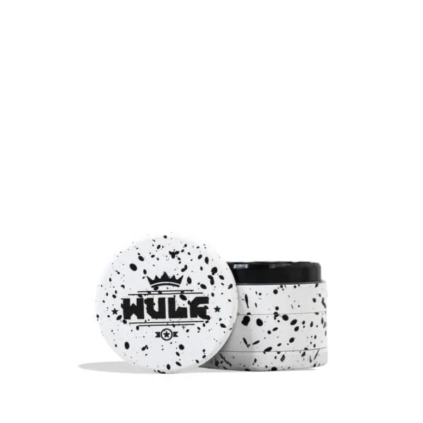 Wulf 4pc 50mm Spatter Grinder White/Black Splatter