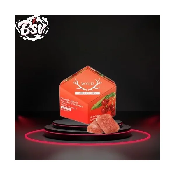 WYLD Hemp Gummies 10mg THC Sour Cherry