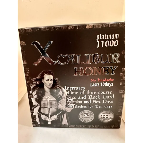 XCALIBUR HONEY PLATINUM 11000 12 TUBES PER DISPLAY (NET)
