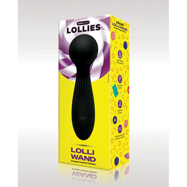 Xgen Bodywand Lolli Wand Vibrator - Black