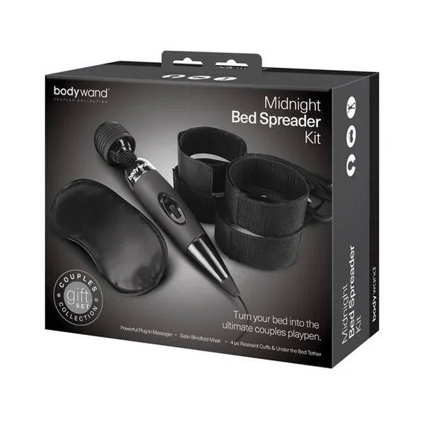 XGen Bodywand Midnight Massage Bedroom Play Kit – 3 pc Black