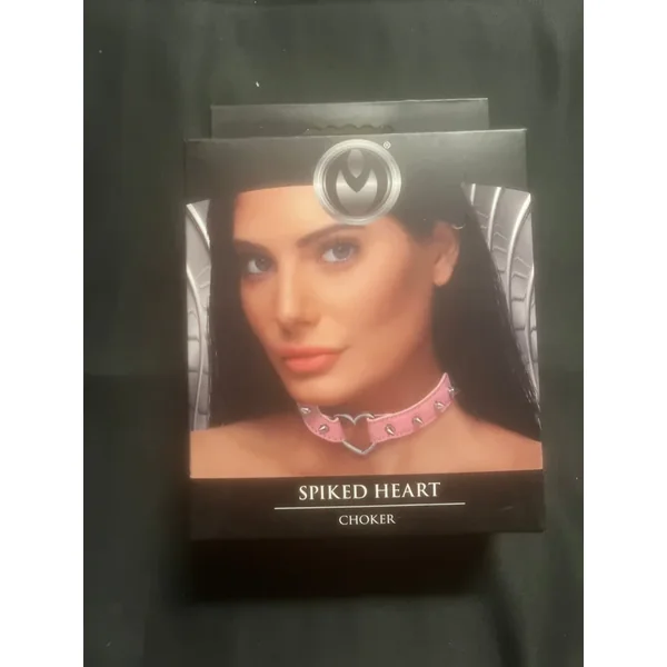XR-Brands Master Series Spiked Heart Choker
