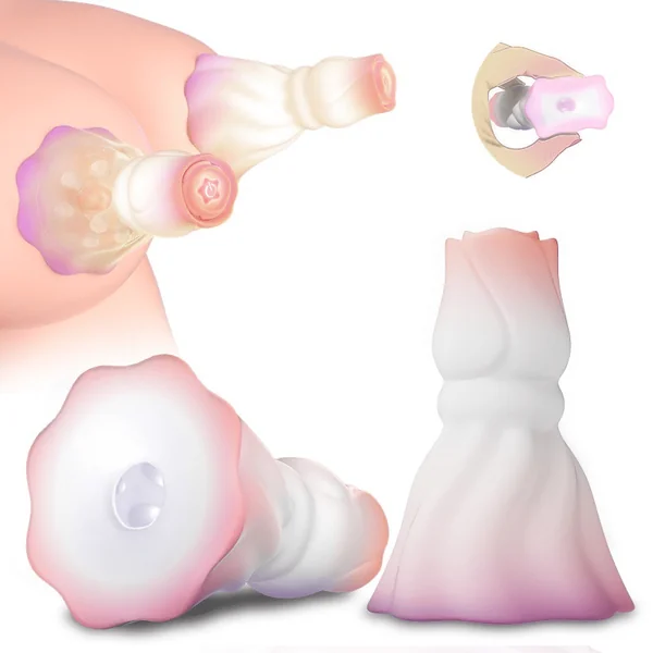 YEAIN Rose Nipple Stimulation Vibrators Manual Sucking Teasing Nipple Toy