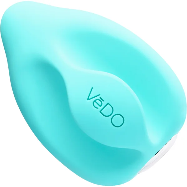 YUMI Rechargeable Silicone Clitoral Finger Vibrator by VeDO - Turquoise