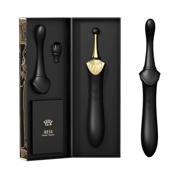 Zalo Legend Bess Clitoral Massager - Obsidian Black