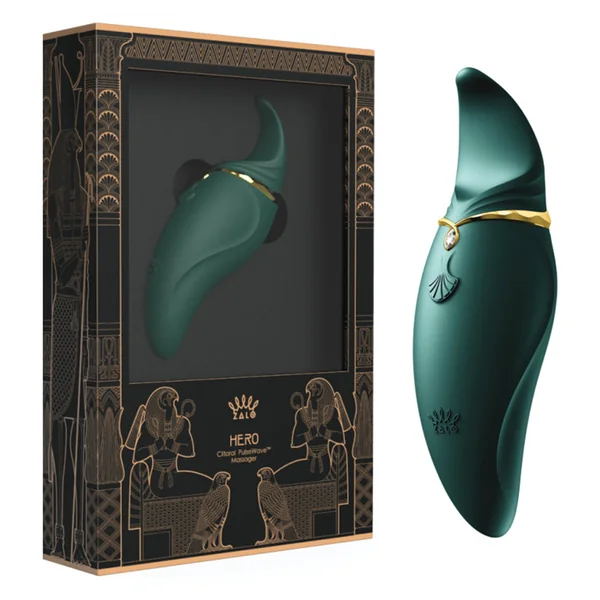 Zalo Legend Hero Clitoral Massager - Jewel Green