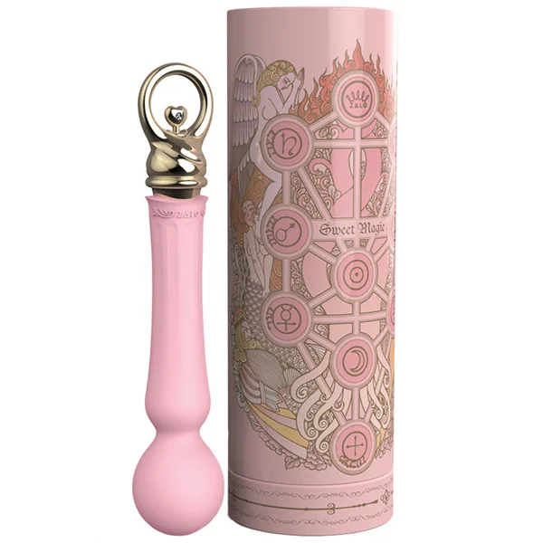 Zalo Sweet Magic Confidence Pre-Heating Wand Massager - Fairy Pink