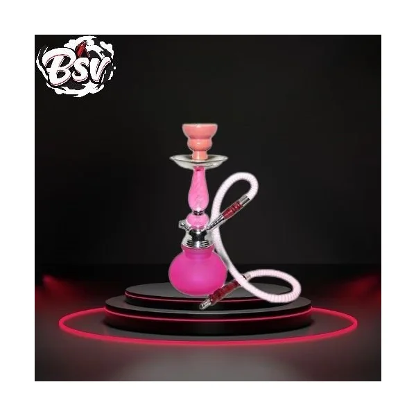 Zebra Elavator Hookah 1-Hose Pink