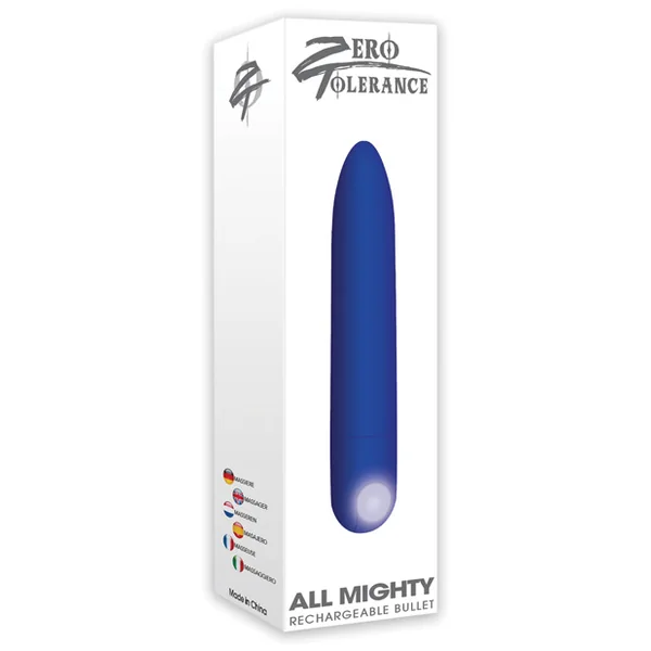 ZERO TOLERANCE BLUE RECHARGEABLE BULLET
