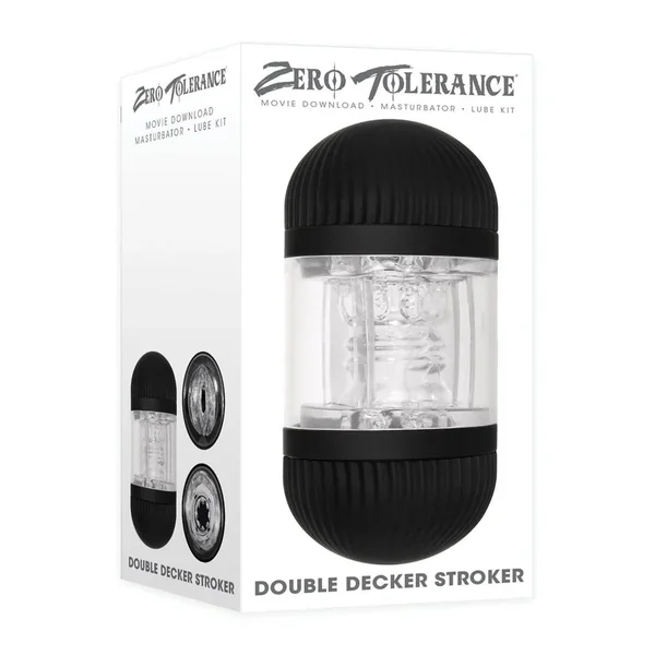 Zero Tolerance Double Decker Stroker – Black/Clear