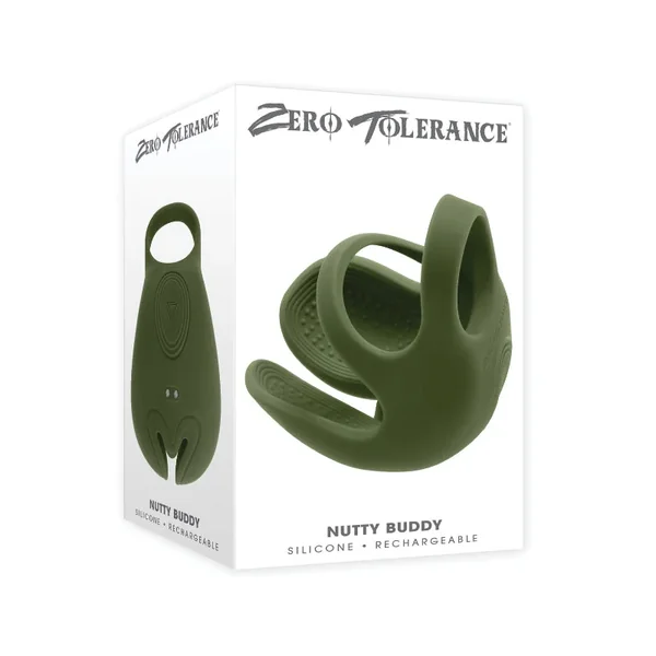 Zero Tolerance Nutty Buddy Ball Rocker Cock Ring Green