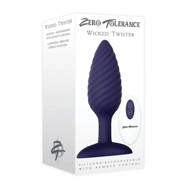 Zero Tolerance Wicked Twister Anal Rechargeable – Purple