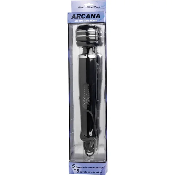 Zeus Arcana Electrosex Wand Vibrator Wand Black