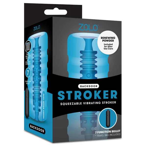 Zolo Backdoor Squeezable Vibrating Stroker