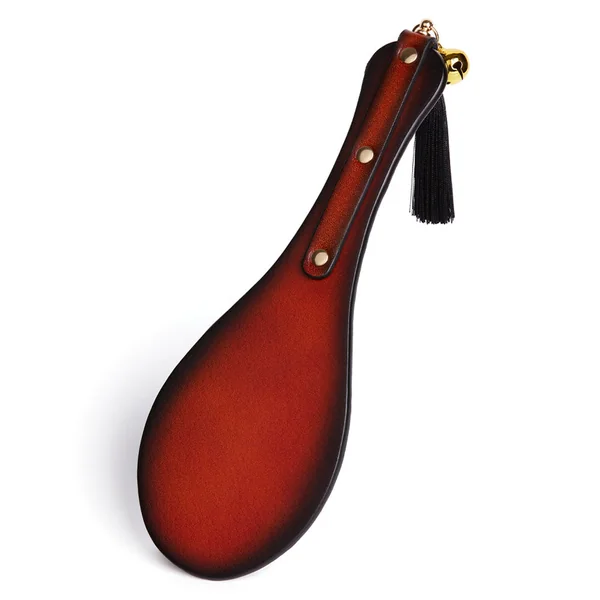 ZYL Short Round Genuine Leather Spanking Paddle